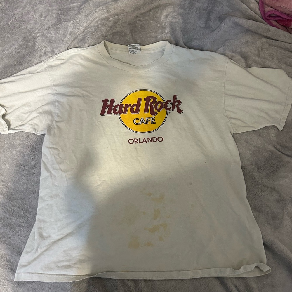 Hard Rock Cafe Orlando Cream Tee